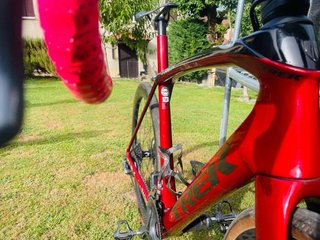 Bicicleta Trek Domane granate talla 56  mido 1.78