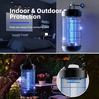 Lámpara Antimosquitos 4000V, de 18W