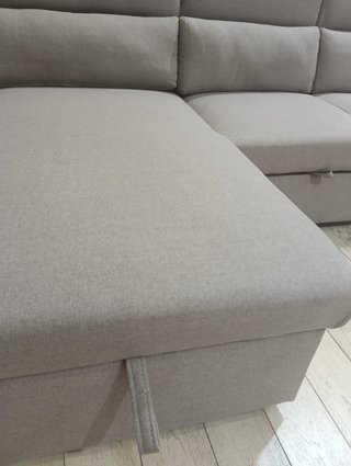 Sofá cama chaise longue con posavasos Chollo!