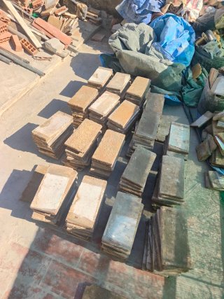 Baldosas de barro antiguas