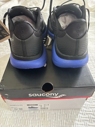 Zapatillas Saucony Triumph 23 Gore-Tex Negras/Azul