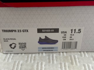 Zapatillas Saucony Triumph 23 Gore-Tex Negras/Azul