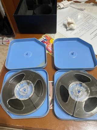 2 carretes de película de cine 8mm me parese