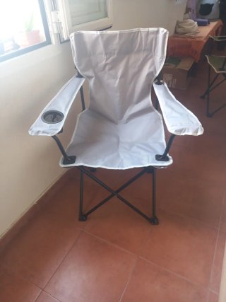 Sillas de camping plegables (2 unidades).