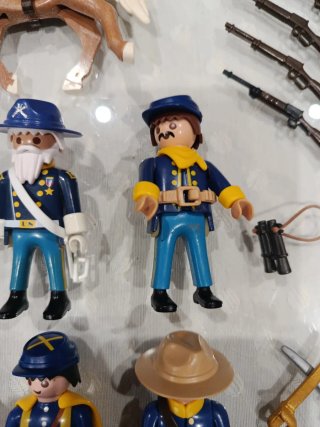 Playmobil séptimo de Caballería nordista
