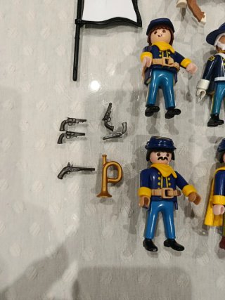 Playmobil séptimo de Caballería nordista