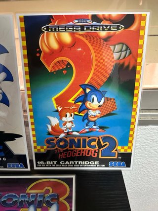 Poster Mega Drive Sonic 1, 2 e 3