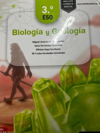 Biología y Geología : 3o ESO