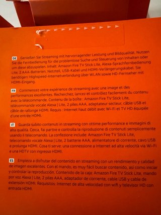 Fire TV Stick Lite HD