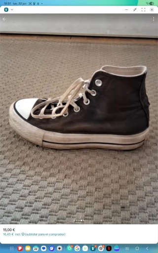 Converse All Star caña alta negras