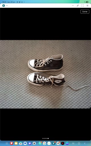 Converse All Star caña alta negras