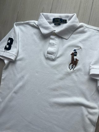 Polo Ralph Lauren Blanco Talla XL.