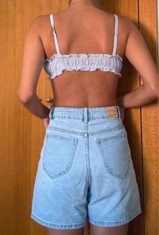 Top azul