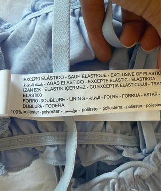 Top azul