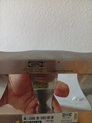 Botellero pared IKEA 4 botellas