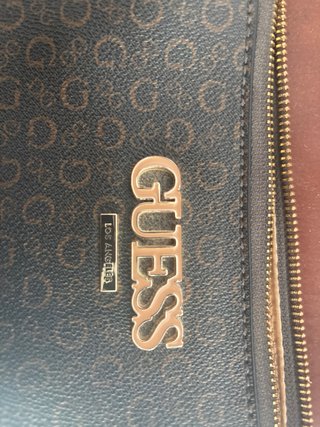 Bolso Guess Mujer Marrón y Beige