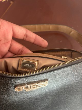 Bolso Guess Mujer Marrón y Beige