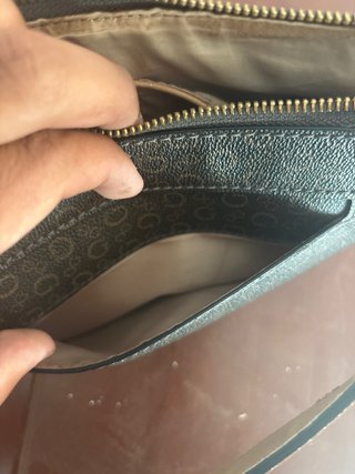 Bolso Guess Mujer Marrón y Beige