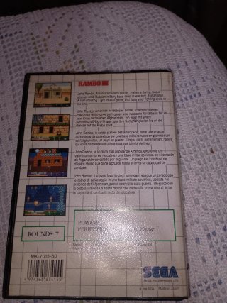 Juego Rambo III Sega
