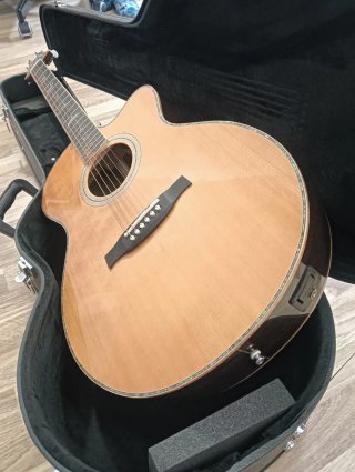 Guitarra acústica PRS SE con funda