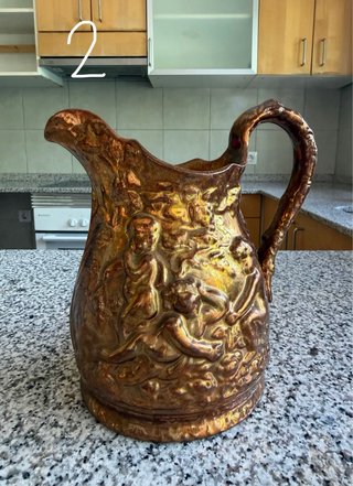 Jarras Antiguas Copper Lustreware Victorianas