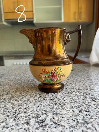 Jarras Antiguas Copper Lustreware Victorianas