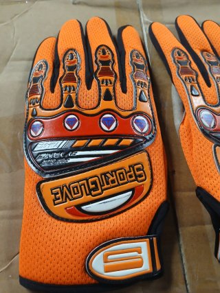 Guantes YAMEI Moto/Jardinería Talla XL Naranja
