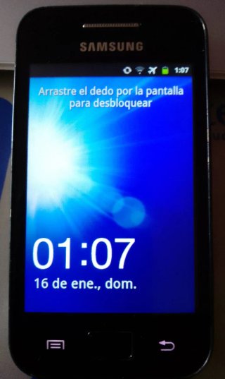 Samsung Galaxy Ace GT-S5830i blanco.