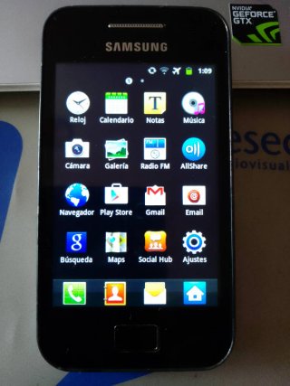 Samsung Galaxy Ace GT-S5830i blanco.