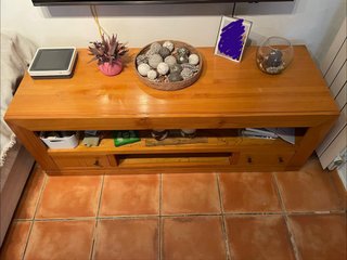 Mueble TV de roble-madera