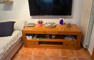 Mueble TV de roble-madera