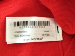 Jersey Zara Rojo Calidad Premium