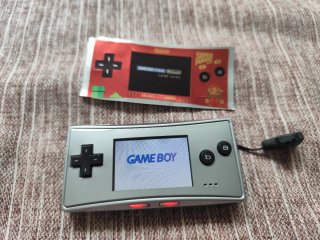 Nintendo Game Boy Micro Plata sin cargador