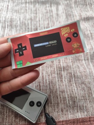 Nintendo Game Boy Micro Plata sin cargador