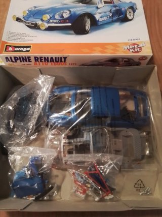 Maqueta Alpine Renault A110 1600S Bburago 1:18
