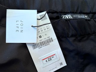 Falda pantalón negra plisada Talla M