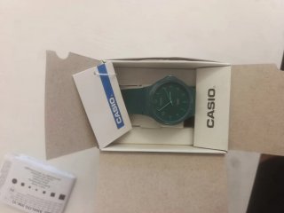 Reloj Casio Analógico Verde Nuevo
