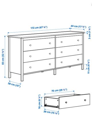 Cajonera Ikea Blanca KOPPANG