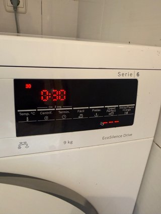Lavadora Bosch Serie 6 EcoSilence 9kg