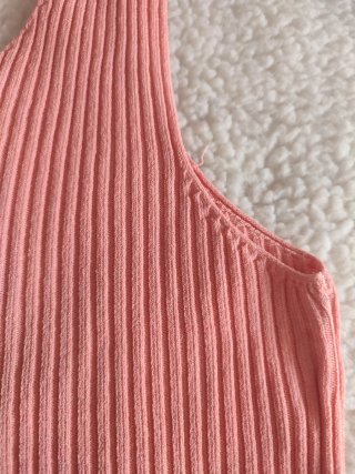 Jersey sin mangas rosa/coral