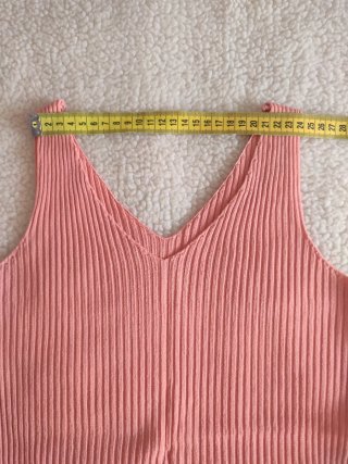 Jersey sin mangas rosa/coral