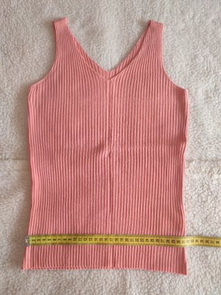 Jersey sin mangas rosa/coral