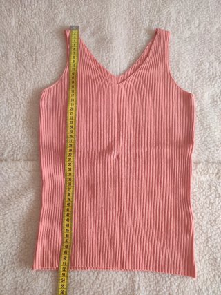 Jersey sin mangas rosa/coral