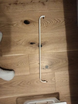 IKEA ALGOT vestidor 60 cm con barra y 2 cestas