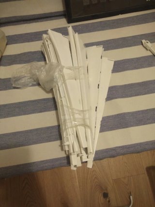 IKEA ALGOT vestidor 60 cm con barra y 2 cestas
