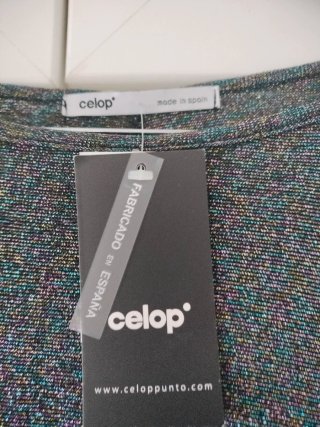 Camiseta Celop Mujer Talla L Brillo