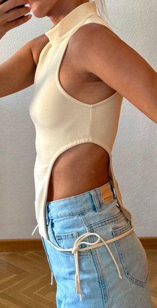 Top Zara Beige