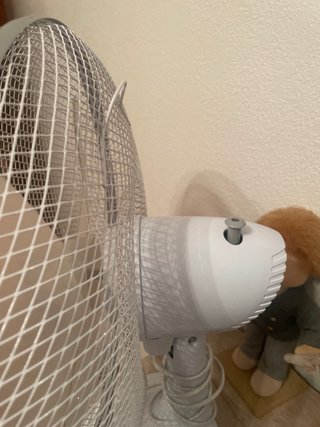 Ventilador Klindo Plata y Blanco