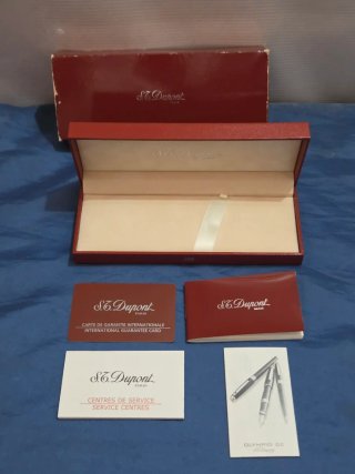 Scatola S.T. Dupont per penna con libretti