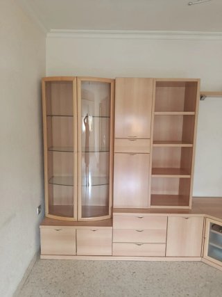 URGE VENTA!!! Mueble de salón modular madera y cri